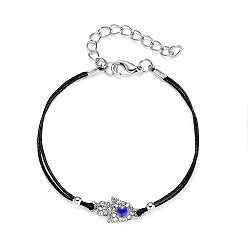 BR20Y0137-1 Blue Eye Beaded Bracelet with European and American Style - Fashionable Eye Bracelet