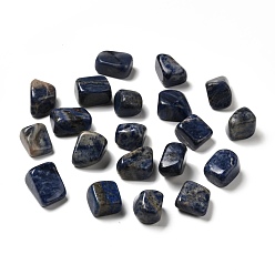 Sodalite Natural Sodalite Beads, No Hole, Nuggets, Tumbled Stone, Healing Stones for 7 Chakras Balancing, Crystal Therapy, Meditation, Reiki, Vase Filler Gems, 16~36x12~30.5x3.5~25mm