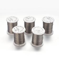 Gray Tiger Tail Wire, Nylon-coated Stainless Steel, Gray, 0.45mm in diameter, about 32.8 Feet(10m)/roll