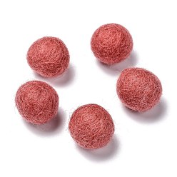 Salmon Wool Felt Balls, Salmon, 18~22mm