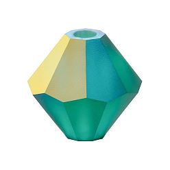 50730 20019 Emerald AB Matt Хрустальные бусины preciosa®, чешский хрусталь, биконус(451 69 302 рондель), 50730 20019 изумрудный ab матовый, 4 мм, отверстие : 0.8 мм