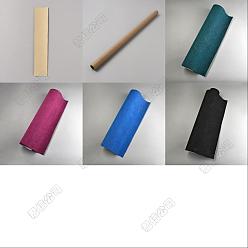 (52) Непрозрачная лаванда 6 стили микрофибры и кожи своими руками, с бумажной спиной, для переплета книг, разноцветные, 994x428x0.3 мм