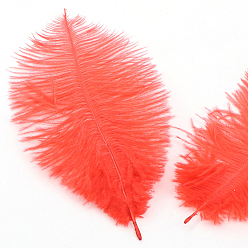 Помидор Аксессуары для украшений из страусиных перьев, для костюма своими руками, аксессуары для волос, фоновое ремесло, помидор, 150~200 мм