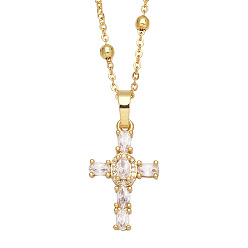Золотой Модное женское ожерелье-кулон в стиле хип-хоп с микроинкрустацией драгоценными камнями и кристаллами циркона (nkb072), золотые, 0.04 дюйм (0.1 см)