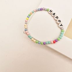 8 Colorful Beaded Bracelet for Kids - Devil's Eye Bohemian DIY Handmade Mi Band 4 Strap
