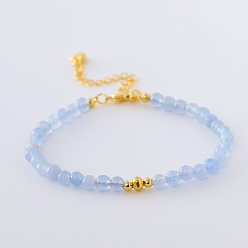 Ляпис-Лазурь Круглый браслет из бусин из натурального лазурита