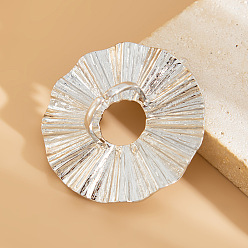 Платина Кольца из сплава, с имитацией жемчуга, круглые, платина, внутренний диаметр: 16 мм