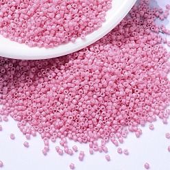 (DB2116) Окрашенный Непрозрачный Светлый Гвоздичный Дуракоат Бусины miyuki delica, цилиндр, японский бисер, 11/0, (db 2116) густая непрозрачная светлая гвоздика, 1.3x1.6 мм, отверстие : 0.8 мм, Около 2000 шт / 10 г