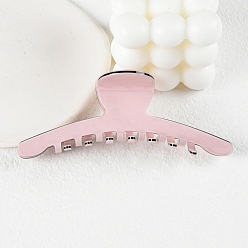 Pearl Pink PVC Large Claw Hair Clips, for Women Girls Thick Hair, Pearl Pink, 50x125mm