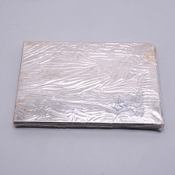 Platinum Solid Cast Iron Bench Block, for Jewelry Tools, Rectangle, Platinum, 15.6x10.5x1.4cm