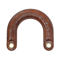 Sienna PU Leather Bag Handles, Arch, for Bag Replacement Accessories, Sienna, 12x11cm
