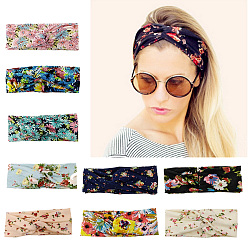 Mixed Color Elastic Headbands for Girls, Hair Accessories, Mixed Color, 19.68 inch(500mm)x80mm