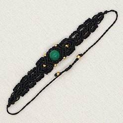X-B200022M Handmade Ethnic Style Bracelet with Natural Stone Beads - Retro and Unique