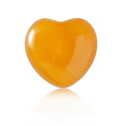 Topaz Jade Natural Topaz Jade Healing Stones, Heart Love Stones, Pocket Palm Stones for Reiki Ealancing, Heart, 15x15x10mm