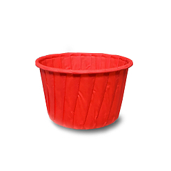 Red Cupcake Paper Baking Cups, Greaseproof Muffin Liners Holders Baking Wrappers, Red, 65x45mm, about 50pcs/set