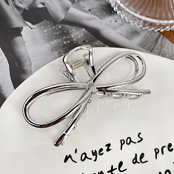 Платина Металлическая заколка для волос цвета розового золота для элегантных причесок — высококачественная заколка в виде акульей челюсти для женского пучка на затылке, платина, Прямые продажи с фабрики Баифия