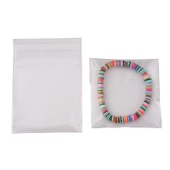 Прозрачный Мешки целлофана OPP, матовые, для выпечки упаковки, прямоугольные, прозрачные, 10x7 см, односторонний толщина: 0.05 mm, внутренней меры: 7x7 см, около 95~100 шт / упаковка