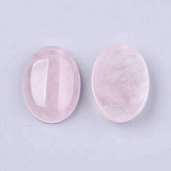 Розовый Кварц Природного розового кварца кабошонов, овальные, 24~26x17~19x6~7 мм