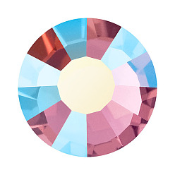 20020 200 Light Amethyst AB Камни preciosa® crystal hotfix с плоской основой, чешский хрусталь, круглый(438 11 612 шатон роза вива 12 ®), 20020 200 светлый аметист ab, ss 16 (3.8~4 мм)