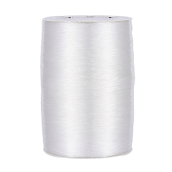 Clear Elastic Crystal Thread, Jewelry Beading Cords, For Stretch Bracelet Making, Clear, 0.5mm, about 1093.61 yards(1000m)/roll