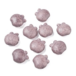 Thistle Vintage Handmade Porcelain Beads, Fancy Antique Glazed Porcelain, Apple, Thistle, 15.5x15x8mm, Hole: 1.6mm