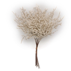 Античный Белый Пластиковые искусственные листья из инея для украшения свадьбы, Рождества, домашний декор своими руками, старинный белый, 150 мм, цвет: 60 mm в диаметре