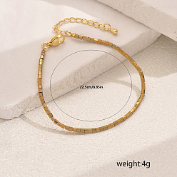 Column Элегантные винтажные латунные браслеты с бусинами для женщин, колонка, внутренний диаметр: 8-7/8 дюйм (22.5 см)