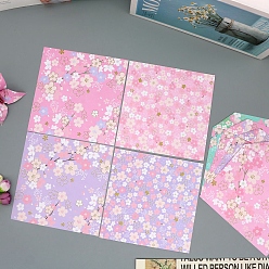 Цветок Бумага для оригами, складная бумага ручной работы, для детской школы поделки и декоративно-прикладного искусства, сакура, 150x150 мм, 60 простыни / мешок