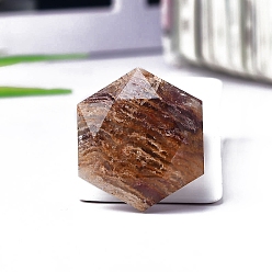 Лодолит Кварц Натуральный лодолит, кварц, фигурки со звездой Давида, статуи для украшения рабочего стола для домашнего офиса, 30 мм