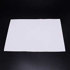 White Rectangle Paper Double-side Tap, with Double Adhesive Back, Antiskid, White, 28.9x21x0.02cm