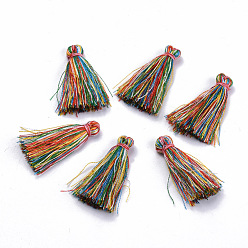Colorful Polyester Tassel Pendant Decorations, Colorful, 30~35mm