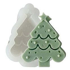 Рождественская елка Силиконовые формы для свечей своими руками, для изготовления ароматических свечей, рождественская елка, 7.5x6.5x3 см