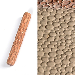 Другие Валик из глины с деревянной ручкой, гончарные инструменты, другой узор, 12x1.5 см