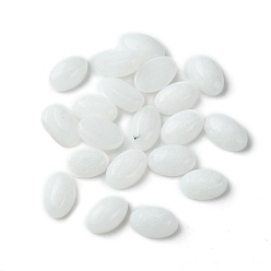 White Jade Natural White Jade Cabochons, Oval, 6x4x2~2.5mm