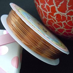 Raw Copper Jewelry Wire, Long-Lasting Plated, Raw, 18 Gauge, 1mm, about 8.2 Feet(2.5m)/roll