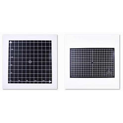 Черный 3 д печать строительная поверхность, с клейкой спинкой, для 3 d принтеров, Прямоугольник и квадрат, чёрные, 30x20x0.08 см, 22x22x0.07 см, 2 листов / комплект