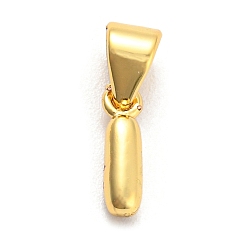 Letter I Brass Charms, Real 18K Gold Plated, Long-Lasting Plated, Lead Free & Cadmium Free, Letter Charm, Letter I, 9.5x3x2.5mm, Hole: 5x3.5mm