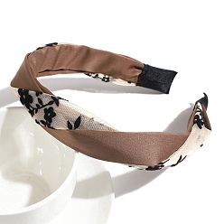 Кокосово-Коричневый Ткань ленты для волос, аксессуары для волос для женщин и девочек, кокосового коричневый, 155x140 мм