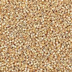(DB2501)Duracoat Galvanized Pale Gold Бусины miyuki delica, цилиндр, японский бисер, 11/0, (db2501)duracoat оцинкованный бледно-золотой, 1.3x1.6 мм, отверстие : 0.8 мм, около 10000 шт / упаковка, 50 г / мешок