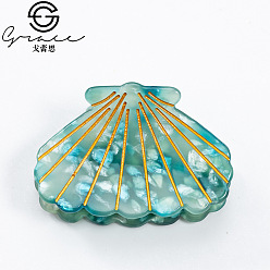 A15-2-10 Заколка для волос в форме ракушки 5см на затылке - изящно и стильно