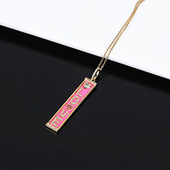 LOVE Fashionable Necklace with Simple Pendant - Minimalist, Stylish, Versatile, Collarbone Chain.