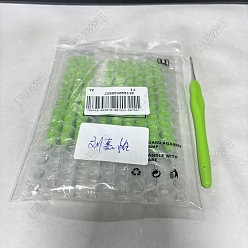 (52) Непрозрачная лаванда Крючок для вязания с алюминиевой ручкой tpr, разноцветные, 140x11.5 мм, штифты : 2 мм, 10 шт / комплект