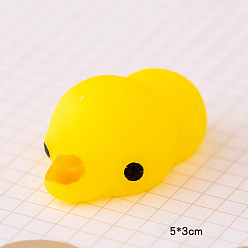 Duck TPR Stress Toy, Funny Fidget Sensory Toy, for Stress Anxiety Relief, Animal, Duck Pattern, 50x30mm