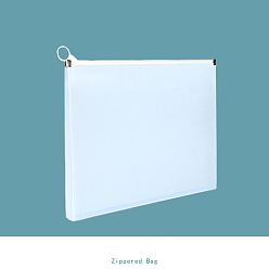 Светлый Стально-синий Пластиковые карманы для документов из пвх, матовые, прямоугольные, 325x250x30 мм