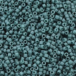 (DB2407)Matte Opaque Eucalyptus Бусины miyuki delica, цилиндр, японский бисер, 11/0, (db2407)матовый непрозрачный эвкалипт, 1.3x1.6 мм, отверстие : 0.8 мм, Около 100000 шт / 500 г