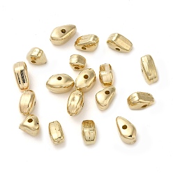 Golden CCB Plastic Beads, Nugget, Golden, 5~8.5x4~5x4~4.5mm, Hole: 1.4mm
