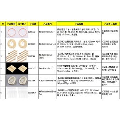 Цвет Древесины Поделки из эпоксидной смолы, включая аксессуары для сумок из сплава, ремешок для сумки из алюминия, железная сумка на цепочке, березовые деревянные палочки, одноразовые латексные кроватки и пластиковые пипетки для переноса, деревесиные, 207x182x17 мм, 1 шт / комплект