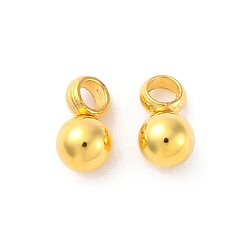 Настоящее золото 18K Не тускнеющие 201 подвески из нержавеющей стали, шарм, настоящая золотая пластина, реальный 18 k позолоченный, 18 мм, отверстие: 5.50x3 мм