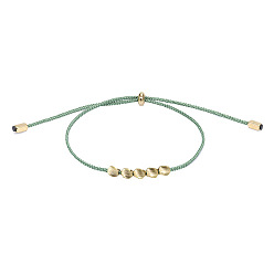 Голубой Красочный эластичный браслет из медных бусин с витой игрушкой-шариком, 15 доступные цвета, голубой