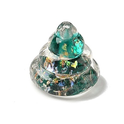 Бирюза Handmade стеклянные бусины фольги, конус, бирюзовые, 21.5~22.5x22.5~23.5 мм, отверстие : 1.8 мм